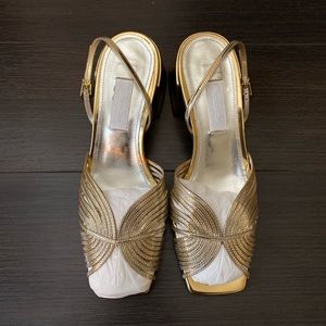 Suzanne Rae 70S Retro Slingback Sandals